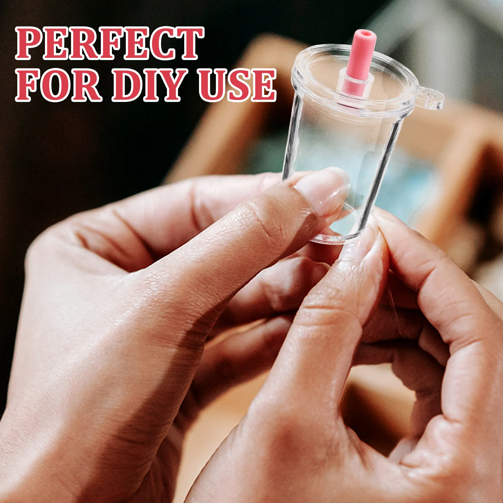 30 Pcs Shiwan Plastic Cup DIY Keychain Pendants Charm Necklace Hanging Charms Keychains
30 Pcs Shiwan Plastic Cup DIY Keychain Pendants Charm Necklace Hanging Charms Keychains