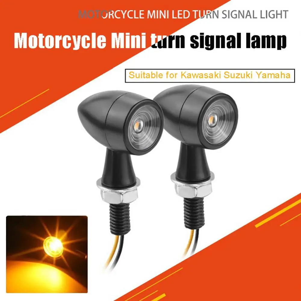 8mm LED Mini Turn Signal Light 12v 2-wire Metal Retro Motorcycle Flashing Light Fit For Kawasaki Suzuki Yamaha
8mm LED Mini Turn Signal Light 12v 2-wire Metal Retro Motorcycle Flashing Light Fit For Kawasaki Suzuki Yamaha