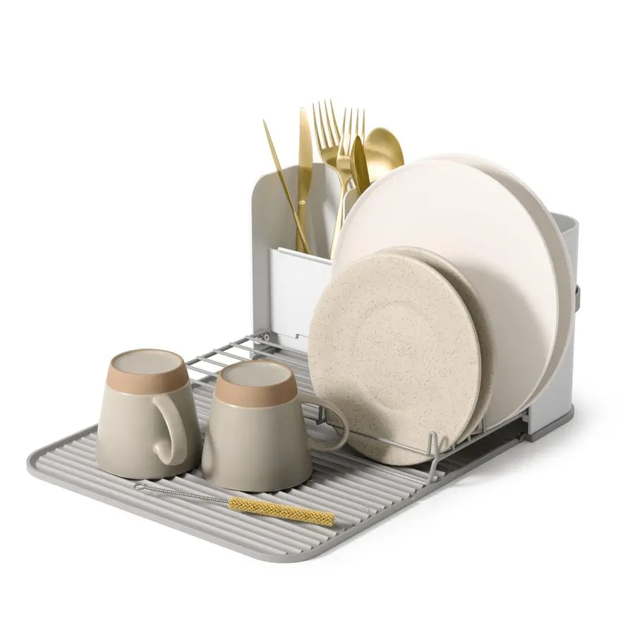 Sling Compact Dish Rack for Drying Dishes, Cutlery and More, Folds Away for Compact Storage
Sling Compact Dish Rack for Drying Dishes, Cutlery and More, Folds Away for Compact Storage