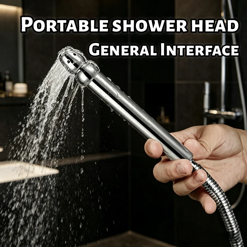 Adjustable Portable Stainless Steel Shower Head High Pressure Water Saving Rainfall Handheld Shower Nozzle for Home Travel
Adjustable Portable Stainless Steel Shower Head High Pressure Water Saving Rainfall Handheld Shower Nozzle for Home Travel