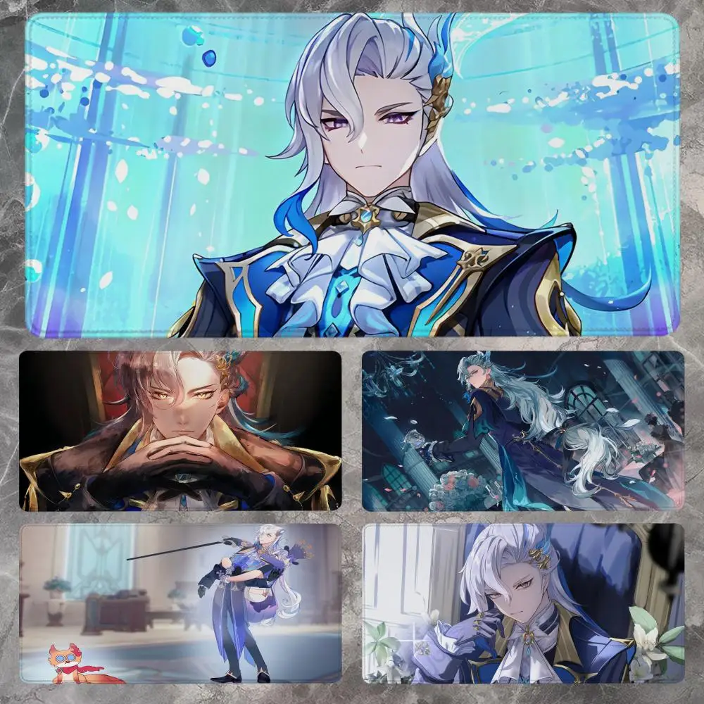 Genshin Impact Neuvillette Mouse Pad 90x40CM Non-slip Gaming Mousepad Gamer E-Sports Mouse Mat Game Mechanical Keyboard XXL Desk
Genshin Impact Neuvillette Mouse Pad 90x40CM Non-slip Gaming Mousepad Gamer E-Sports Mouse Mat Game Mechanical Keyboard XXL Desk