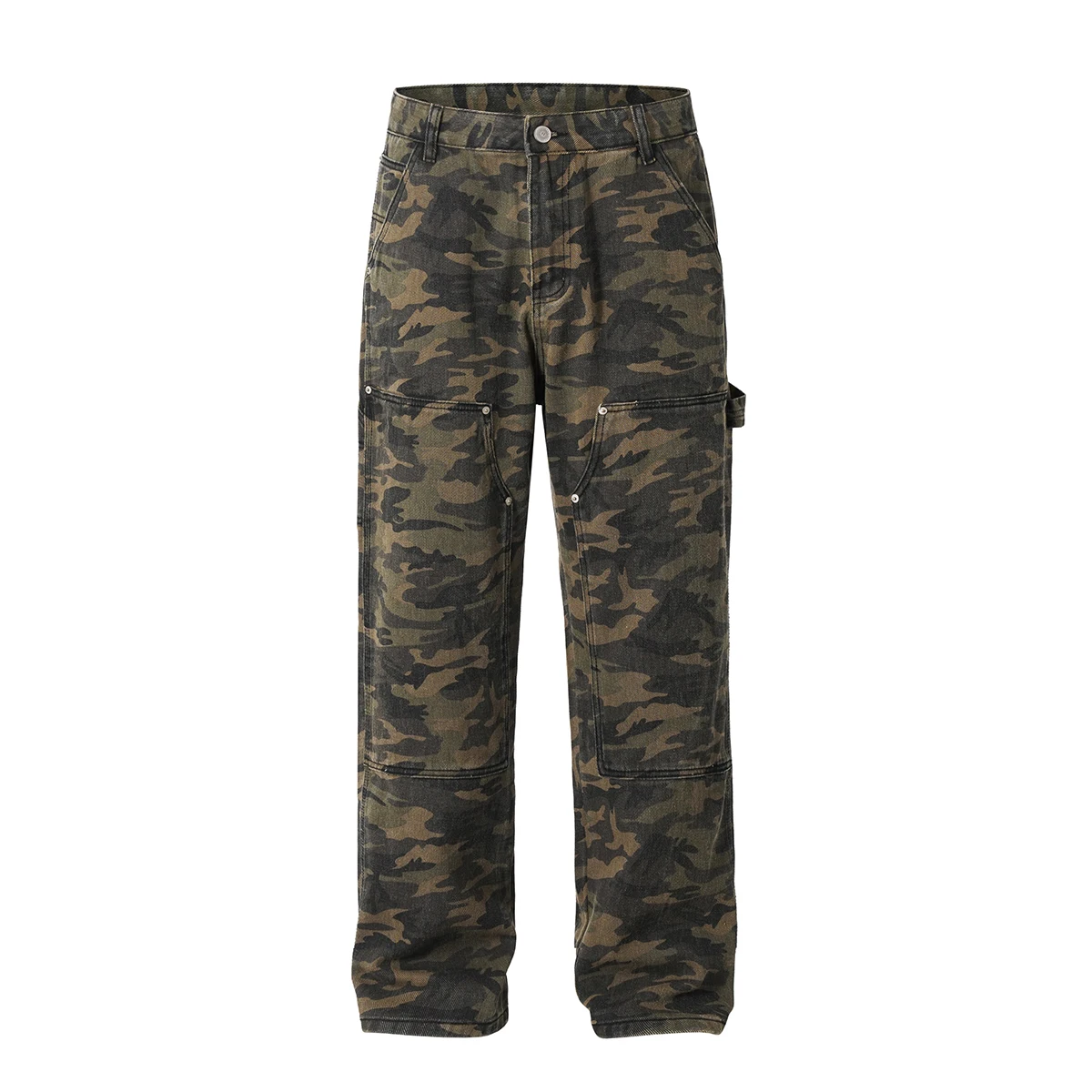 High Street Camouflage Baggy Jeans Pants for Men Patchwork Vintage Loose Casual Denim Trousers Straight Unisex Cargo Pants
High Street Camouflage Baggy Jeans Pants for Men Patchwork Vintage Loose Casual Denim Trousers Straight Unisex Cargo Pants