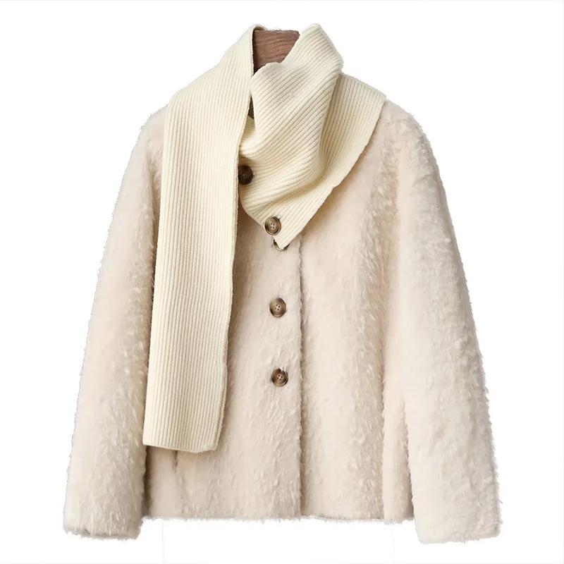 Новинка весны 2024, женская интегрированная шуба из овчины и меха, стиль Ins, темпераментный топ с v-образным вырезом
Новинка весны 2024, женская интегрированная шуба из овчины и меха, стиль Ins, темпераментный топ с v-образным вырезом