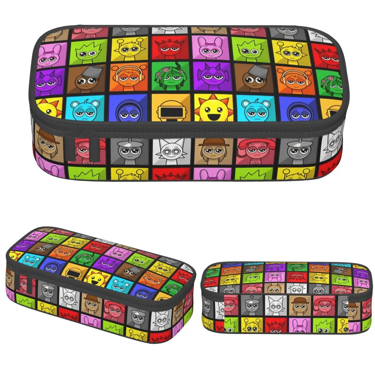 Персонажи Sprunkis, игровые пеналы, креативный держатель для ручек, косметички, детские большие школьные косметички для хранения, школьные пеналы для студентов
Персонажи Sprunkis, игровые пеналы, креативный держатель для ручек, косметички, детские большие школьные косметички для хранения, школьные пеналы для студентов