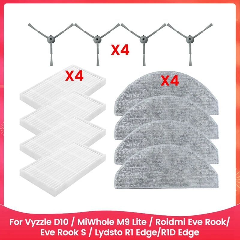 For Vyzzle D10 / Miwhole M9 Lite / Roidmi Eve Rook Eve Rook S / Lydsto R1 Edge, R1D Edge Parts Filter Side Brush Mop
For Vyzzle D10 / Miwhole M9 Lite / Roidmi Eve Rook Eve Rook S / Lydsto R1 Edge, R1D Edge Parts Filter Side Brush Mop