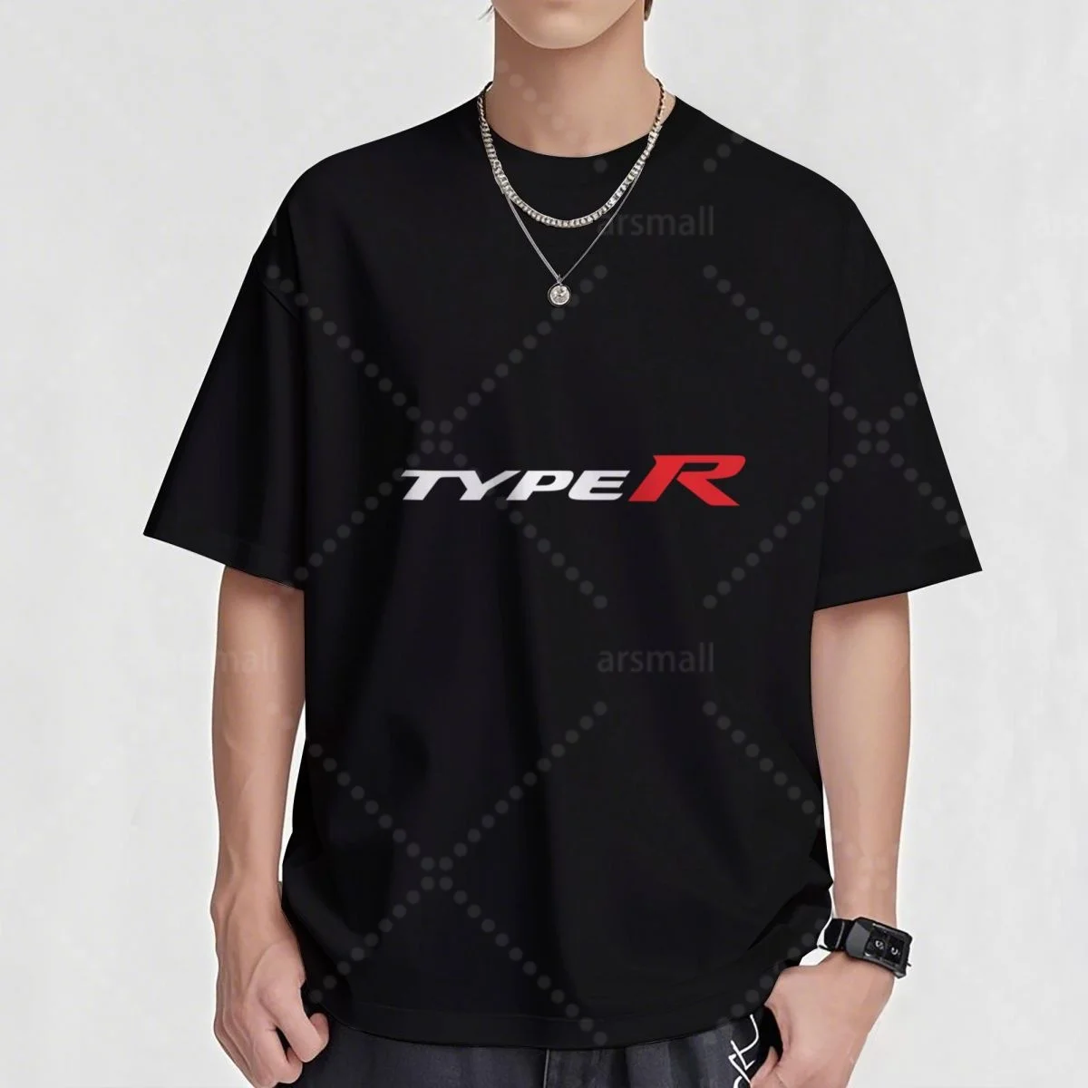 TypeR Men's short-sleeved cotton T-shirt Direct injection print stylish comfortable daily wear
TypeR Men's short-sleeved cotton T-shirt Direct injection print stylish comfortable daily wear