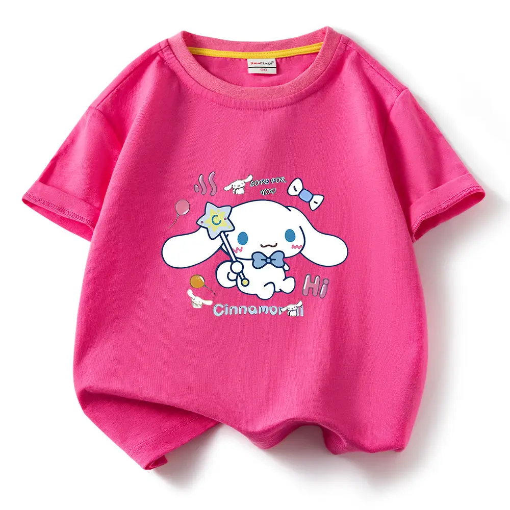 Летняя детская футболка с принтом Cinnamoroll, брендовая Cinnamoroll-топ из высококачественного хлопка для мальчиков и девочек, модный тренд
Летняя детская футболка с принтом Cinnamoroll, брендовая Cinnamoroll-топ из высококачественного хлопка для мальчиков и девочек, модный тренд