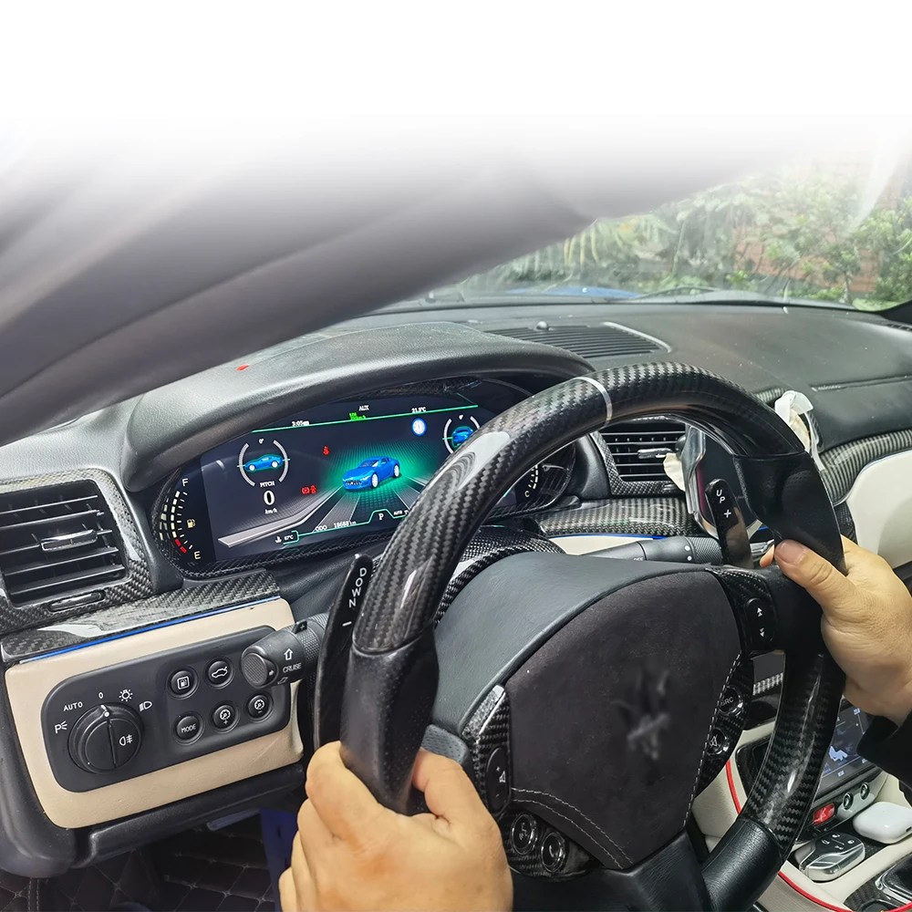Автомобильная приборная панель системы Linux 12,3 для Maserati GT/GC GranTurismo, панель приборной панели, модифицированный и модернизированный измеритель скорости
Автомобильная приборная панель системы Linux 12,3 для Maserati GT/GC GranTurismo, панель приборной панели, модифицированный и модернизированный измеритель скорости