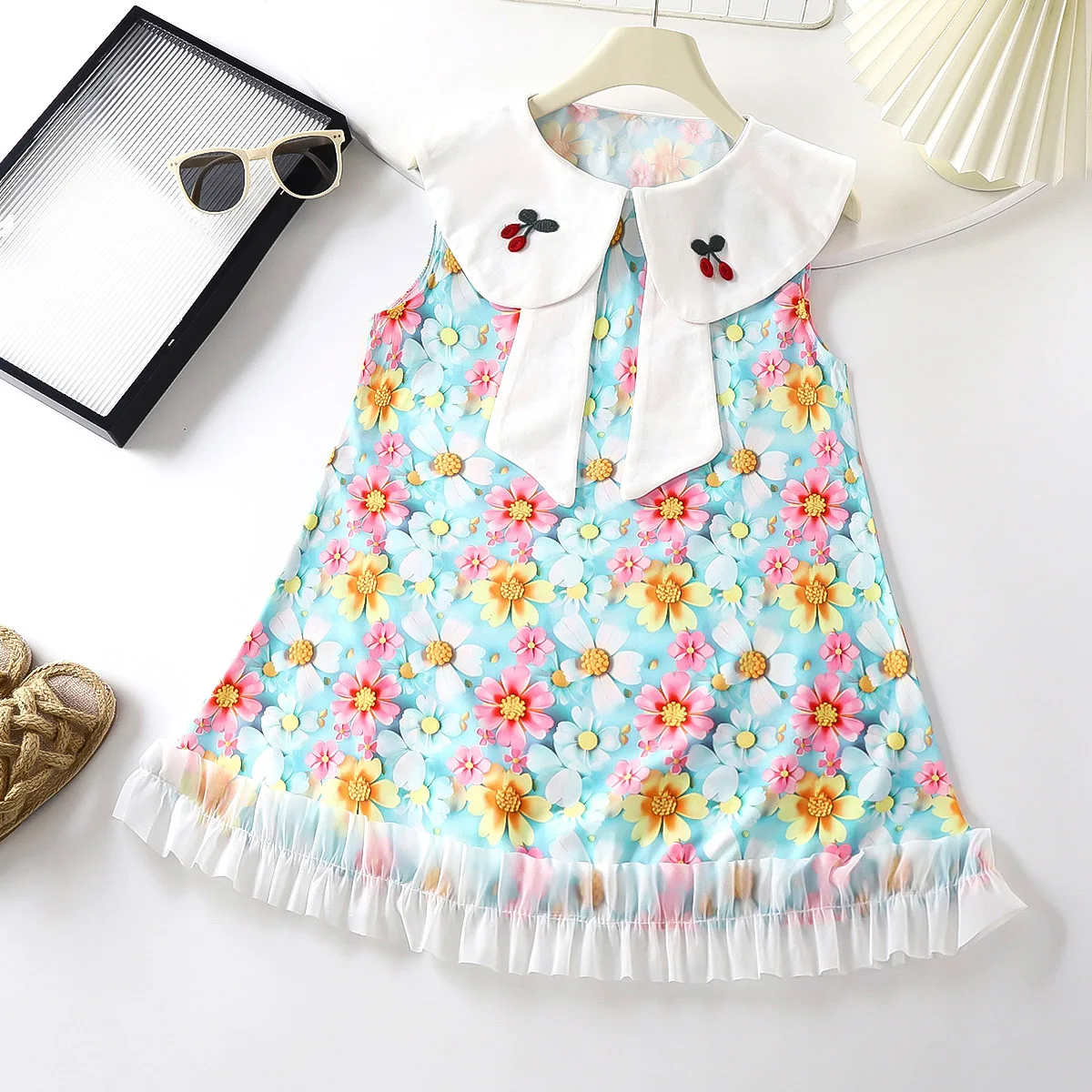 New 2025 Girls Summer Dress Kids Cute Baby Doll Collar 3D Flower Print Sleeveless Princess A-line Dresses Sundress Clothing
New 2025 Girls Summer Dress Kids Cute Baby Doll Collar 3D Flower Print Sleeveless Princess A-line Dresses Sundress Clothing