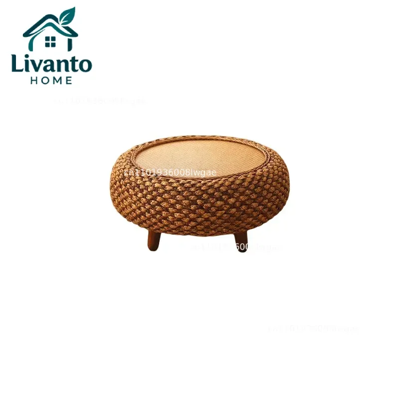 Japanese Hand Woven Rattan Round Coffee Table with Storage for Living Room Tea Table
Japanese Hand Woven Rattan Round Coffee Table with Storage for Living Room Tea Table