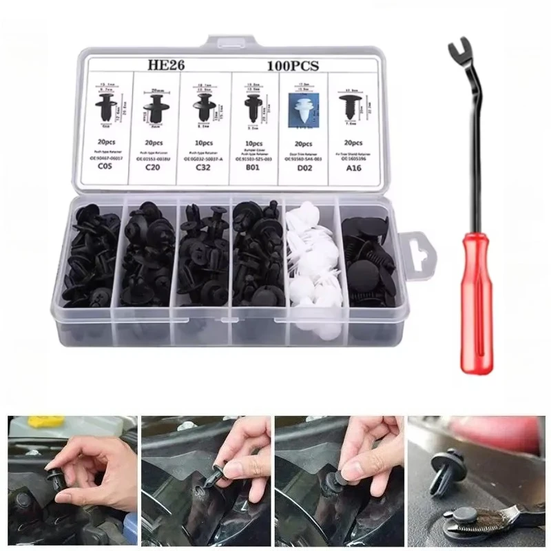 1set Automotive Interior Exterior Clip,car Fasteners,for Door Panels, Mudguards, Bumpers,trim Panel Replacement Maintenance
1set Automotive Interior Exterior Clip,car Fasteners,for Door Panels, Mudguards, Bumpers,trim Panel Replacement Maintenance