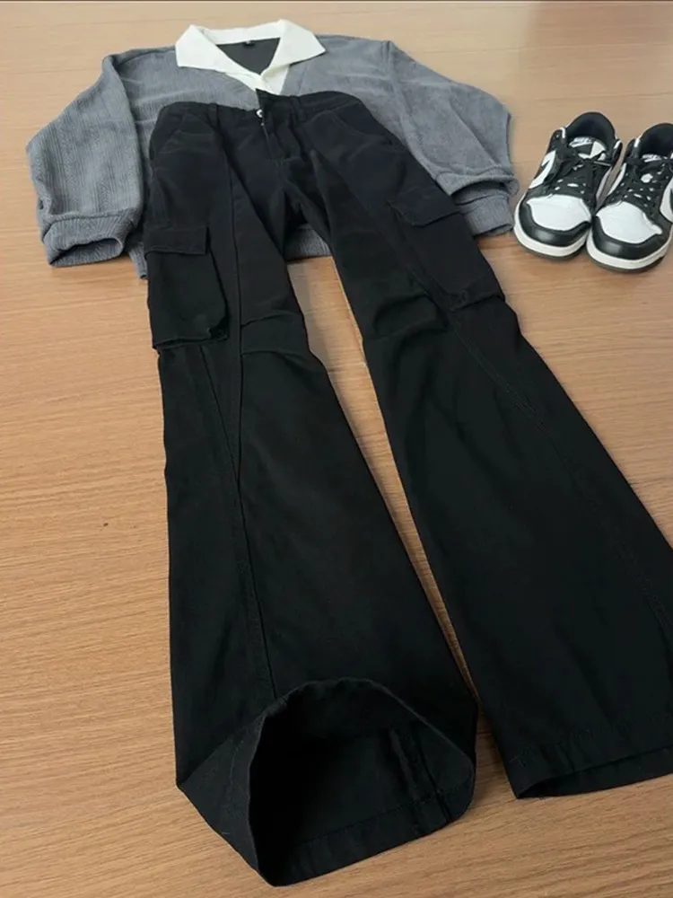 Retro American High Street Men's Jeans Trendy Brand Multi Pocket Straight Leg Workwear Pants Slanted Cut Micro Flared Trousers
Retro American High Street Men's Jeans Trendy Brand Multi Pocket Straight Leg Workwear Pants Slanted Cut Micro Flared Trousers
