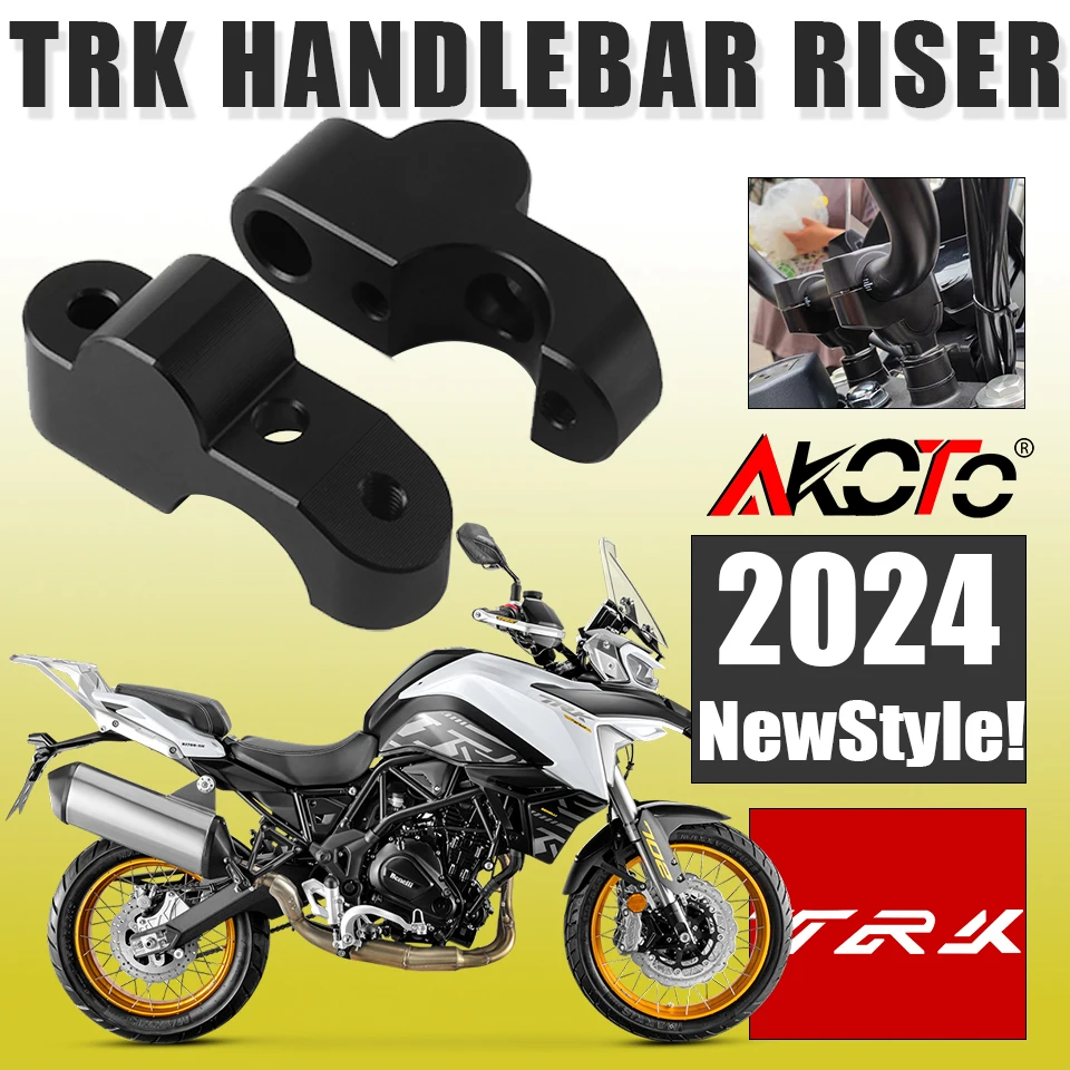 Motorcycle Accessories Handlebar Riser Mount Handle Bar Clamp Rise Extend Adapter FOR Benelli TRK 702X 702 X TRK702X TRK702 X
Motorcycle Accessories Handlebar Riser Mount Handle Bar Clamp Rise Extend Adapter FOR Benelli TRK 702X 702 X TRK702X TRK702 X