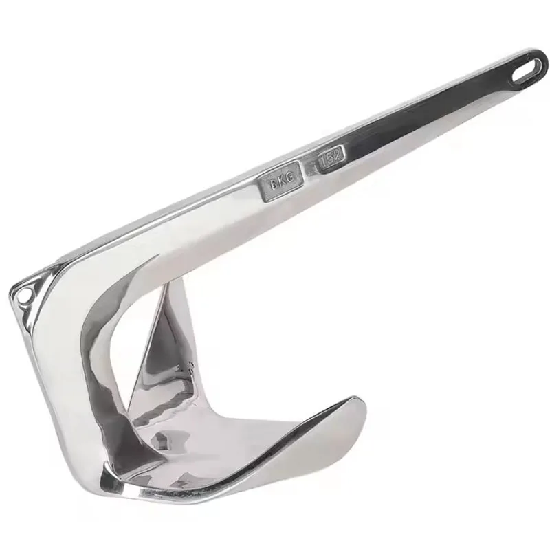 15-30kg Bruce Style Claw Anchor Custom Mirror Polished 316 Stainless Steel Marine Boat Anchor
15-30kg Bruce Style Claw Anchor Custom Mirror Polished 316 Stainless Steel Marine Boat Anchor