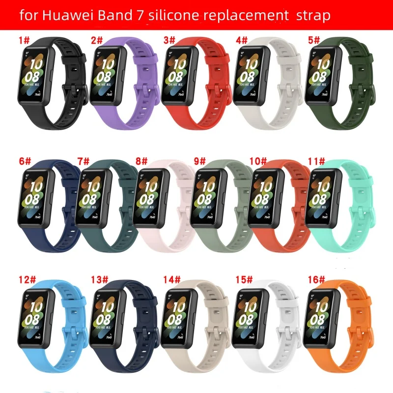 High Quality Soft Silicone Wrist Strap for Huawei Band 7 Smart Watch Bracelet Quick Release Rubber Waterproof Wristband
High Quality Soft Silicone Wrist Strap for Huawei Band 7 Smart Watch Bracelet Quick Release Rubber Waterproof Wristband