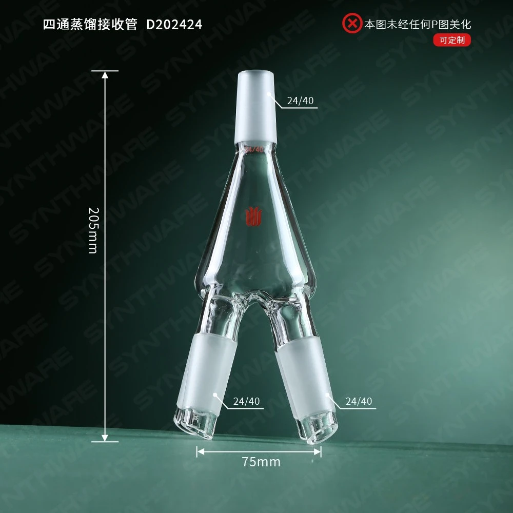 Royi Store Borosilicate Four-Way Vacuum Distillation Receiver, Experimental equipment,Male Ground Joint 24/40, D202424
Royi Store Borosilicate Four-Way Vacuum Distillation Receiver, Experimental equipment,Male Ground Joint 24/40, D202424