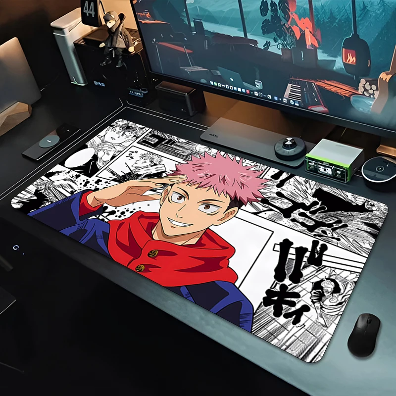 Oversized Mouse pad J-jujutsu Kaisen Sukuna Yuji Gamer Computer Desk Mat Gaming Keyboard pad Lockedge Japanese anime Mousepad
Oversized Mouse pad J-jujutsu Kaisen Sukuna Yuji Gamer Computer Desk Mat Gaming Keyboard pad Lockedge Japanese anime Mousepad