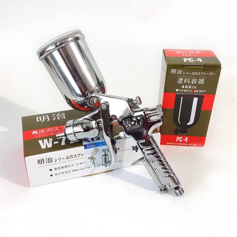 Ming Zhi W-77 Original Authentic Side Pot Spray Gun Large Caliber Primer Atomized Gravity Pneumatic Atomization
Ming Zhi W-77 Original Authentic Side Pot Spray Gun Large Caliber Primer Atomized Gravity Pneumatic Atomization