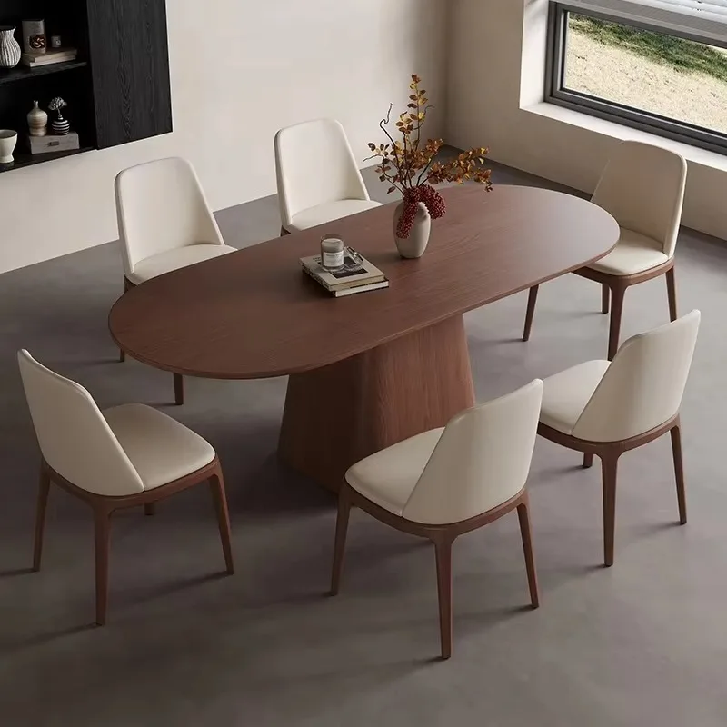 Restaurant Nordic Dining Tables Oval Design Study Living Room Dining Tables Salon Luxury Modern Esszimmertisch Furniture Home 
Restaurant Nordic Dining Tables Oval Design Study Living Room Dining Tables Salon Luxury Modern Esszimmertisch Furniture Home