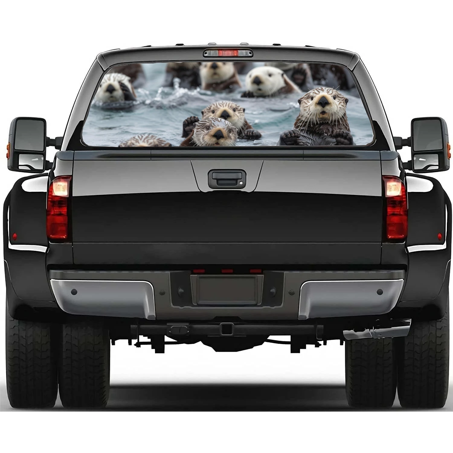 Funny Otter Animal Car Rear Window Decal Fit Pickup,Truck,Car Universal See Through Perforated Back Window Vinyl Sticker
Funny Otter Animal Car Rear Window Decal Fit Pickup,Truck,Car Universal See Through Perforated Back Window Vinyl Sticker