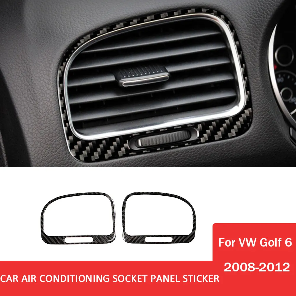 Car Air Conditioner Outlet Vent Panel Trim Stickers for Volkswagen VW Golf 6 Gti R Mk6 2008-2012 Carbon Fiber Auto Accessories
Car Air Conditioner Outlet Vent Panel Trim Stickers for Volkswagen VW Golf 6 Gti R Mk6 2008-2012 Carbon Fiber Auto Accessories