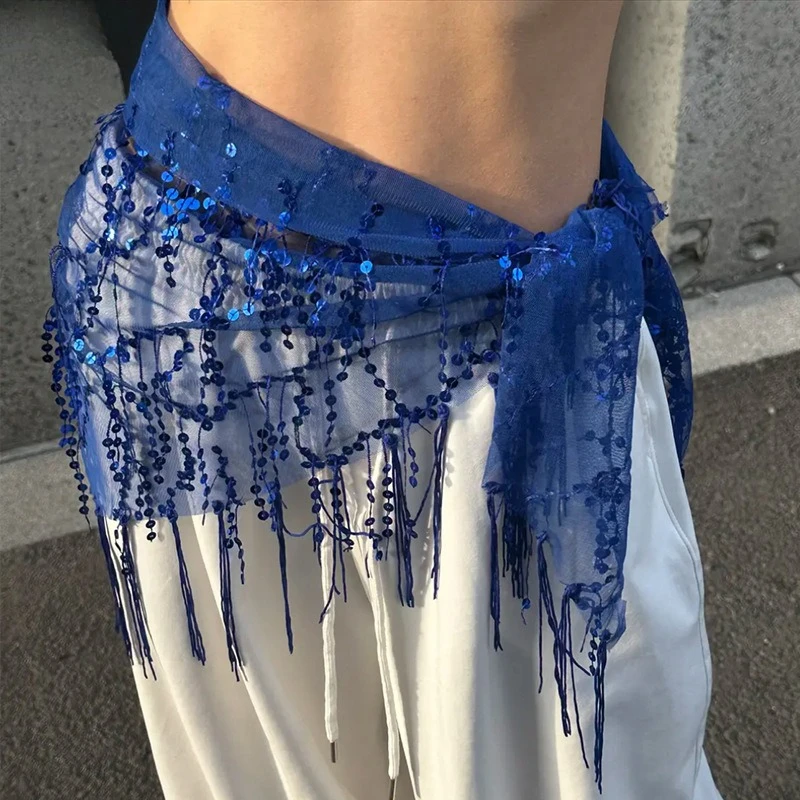Trendy Hip Scarf For Dance Waist Chain With Tassel Versatile Belt For Women
Trendy Hip Scarf For Dance Waist Chain With Tassel Versatile Belt For Women