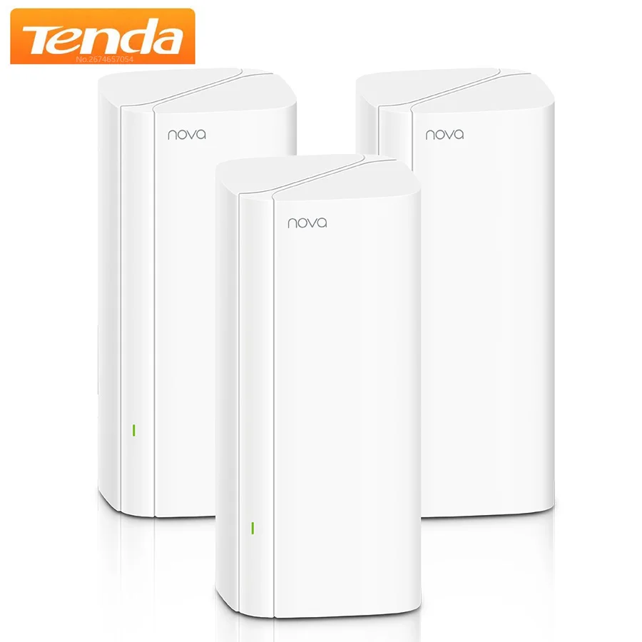 Tenda Nova MX12 AX3000 Mesh Wi-Fi 6, покрытие 650 м², четырехъядерный процессор 1,7 ГГц, двухдиапазонный гигабитный Mesh-роутер для всего дома, вилка UK
Tenda Nova MX12 AX3000 Mesh Wi-Fi 6, покрытие 650 м², четырехъядерный процессор 1,7 ГГц, двухдиапазонный гигабитный Mesh-роутер для всего дома, вилка UK