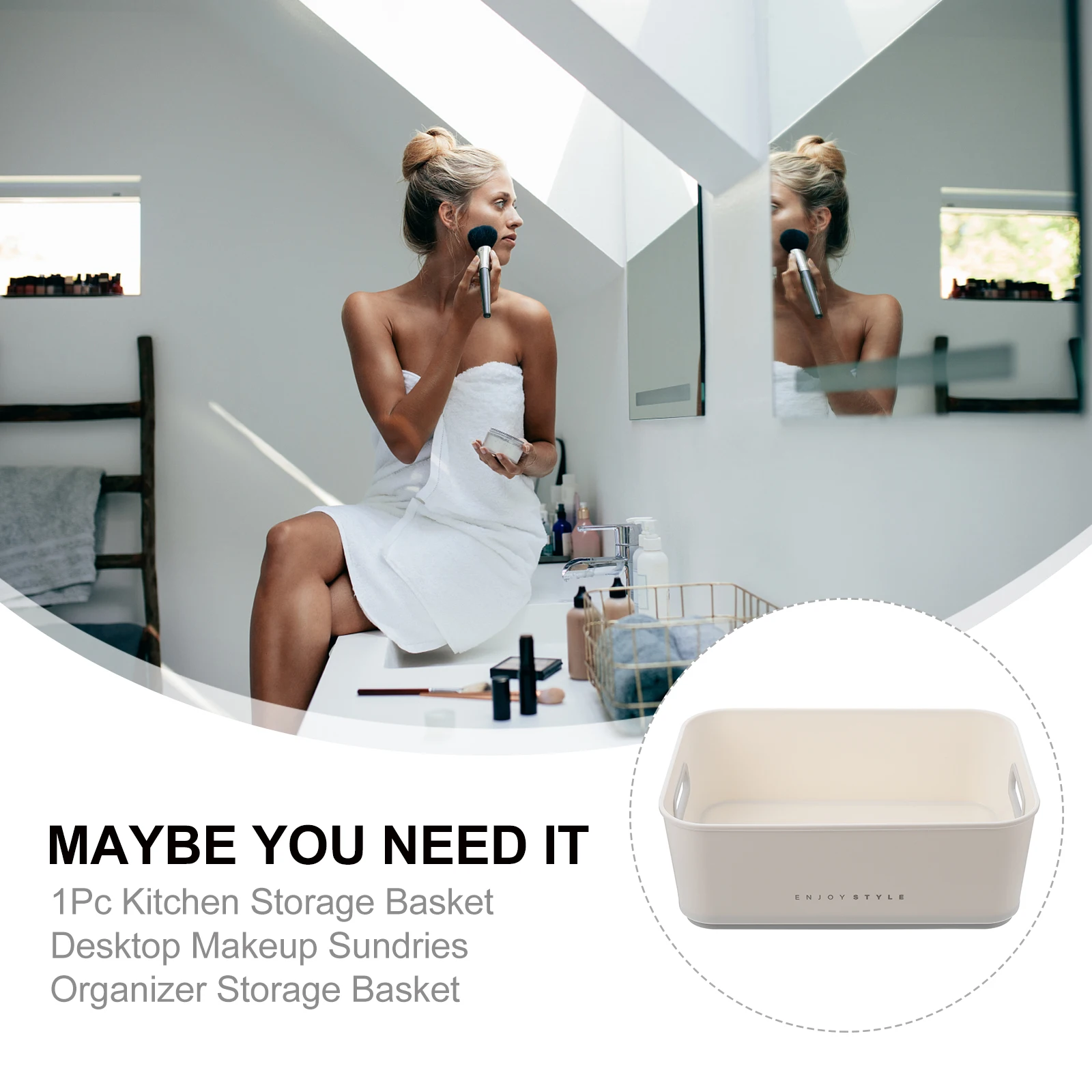 Storage Basket Cosmetics Large Kitchen Baskets Folding Bathroom Organizer White Office
Storage Basket Cosmetics Large Kitchen Baskets Folding Bathroom Organizer White Office