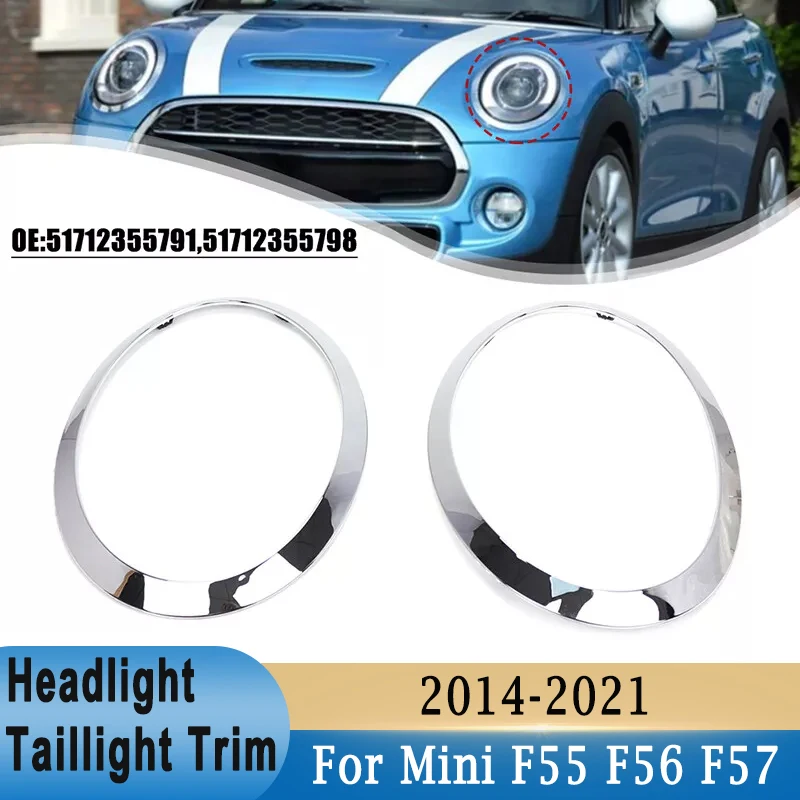 Front Rear Lights Surrounding Rings Sticker for BWM Mini F55 F56 F57 Cooper S JCW One 2014-2021 Headlight Tail Lamp
Front Rear Lights Surrounding Rings Sticker for BWM Mini F55 F56 F57 Cooper S JCW One 2014-2021 Headlight Tail Lamp
