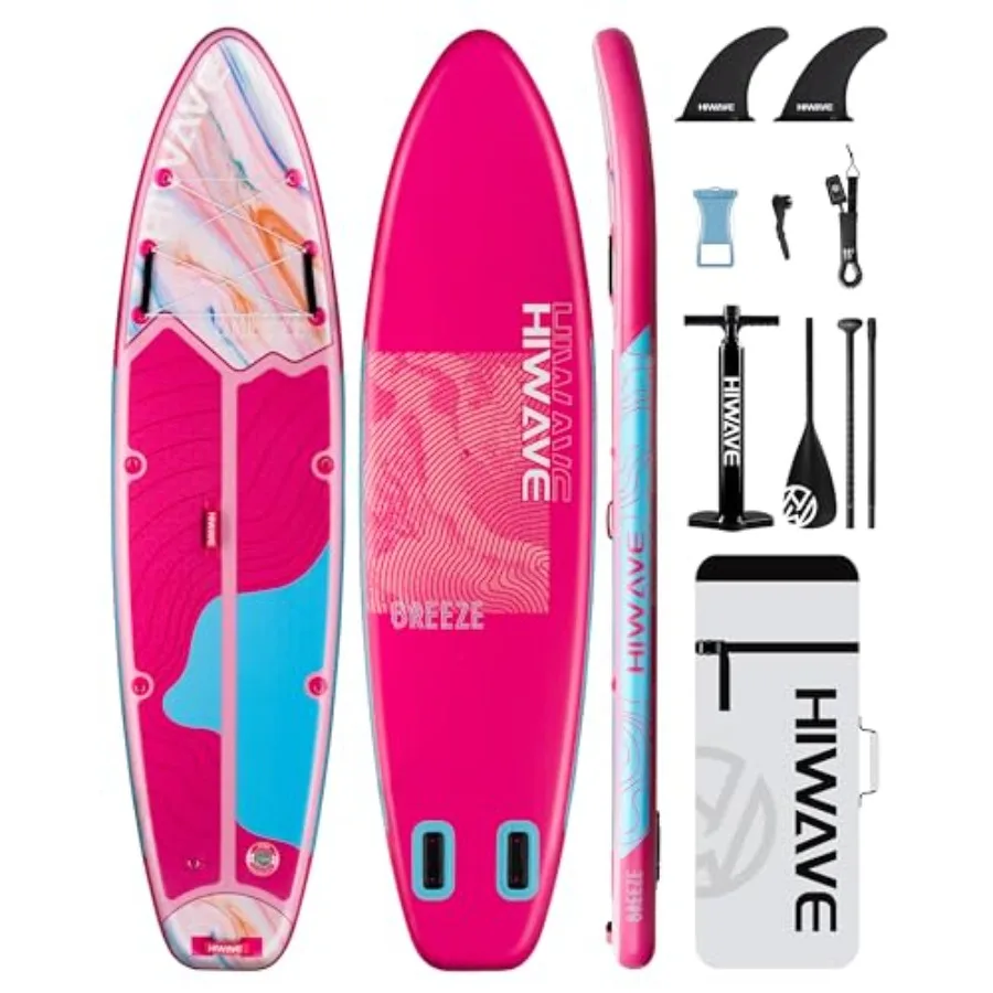 Inflatable Stand Up Paddle Board for ocean and lake use PVC material blue 420lbs capacity pet friendly includes double-action h
Inflatable Stand Up Paddle Board for ocean and lake use PVC material blue 420lbs capacity pet friendly includes double-action h