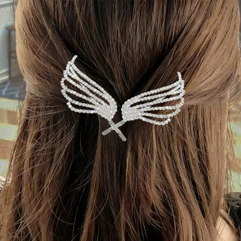 1/10 шт. корейские заколки для волос «Ангельские крылья», женские хрустальные заколки-невидимки, аксессуары для волос, блестящие заколки для челки и боковых прядей, заколки-невидимки, головные уборы
1/10 шт. корейские заколки для волос «Ангельские крылья», женские хрустальные заколки-невидимки, аксессуары для волос, блестящие заколки для челки и боковых прядей, заколки-невидимки, головные уборы