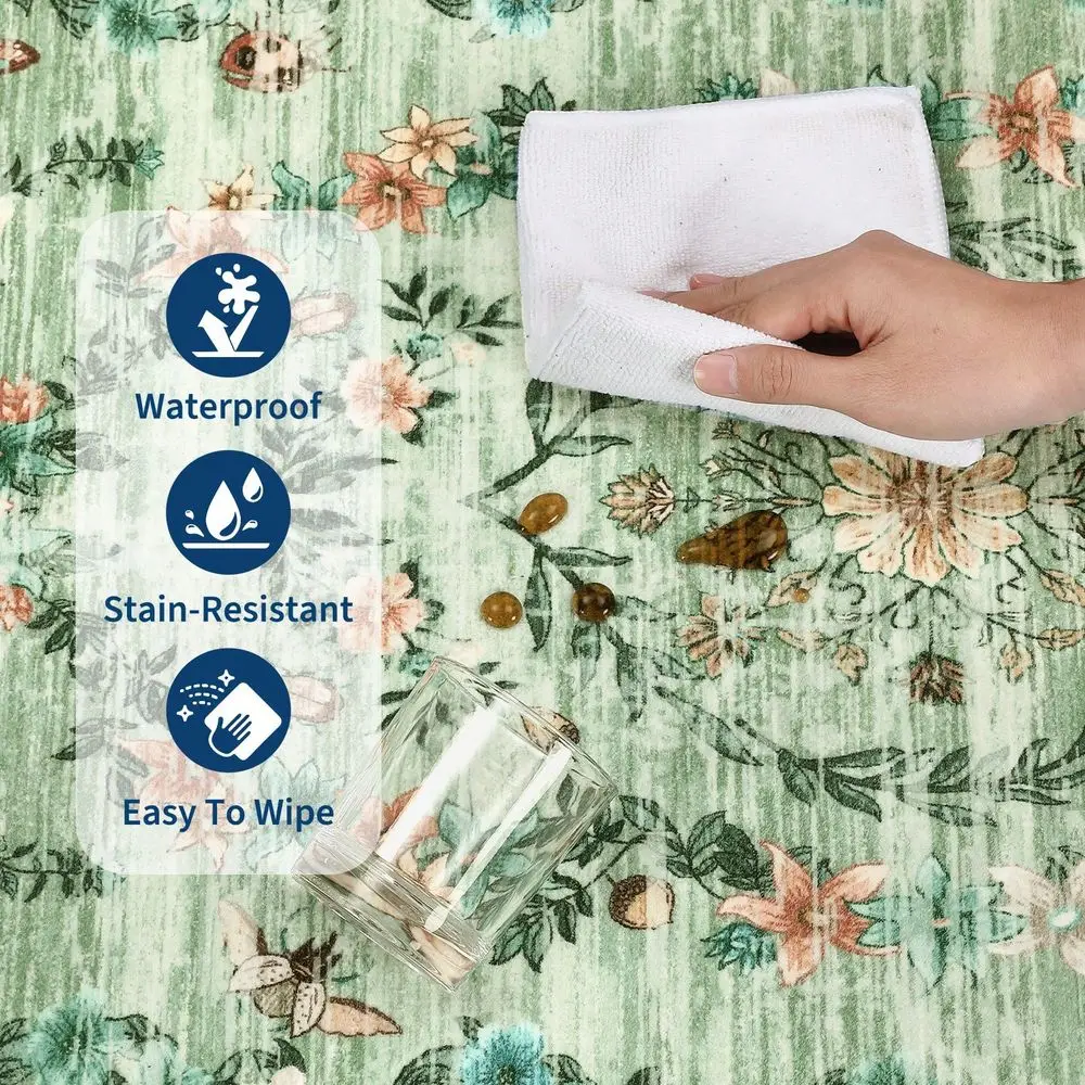 Floral Print Rug LowPile NonSlip UltraThin Foldable Soft StainResistant For Bedrooms Dining Rooms Offices Childrens Rooms Laund
Floral Print Rug LowPile NonSlip UltraThin Foldable Soft StainResistant For Bedrooms Dining Rooms Offices Childrens Rooms Laund