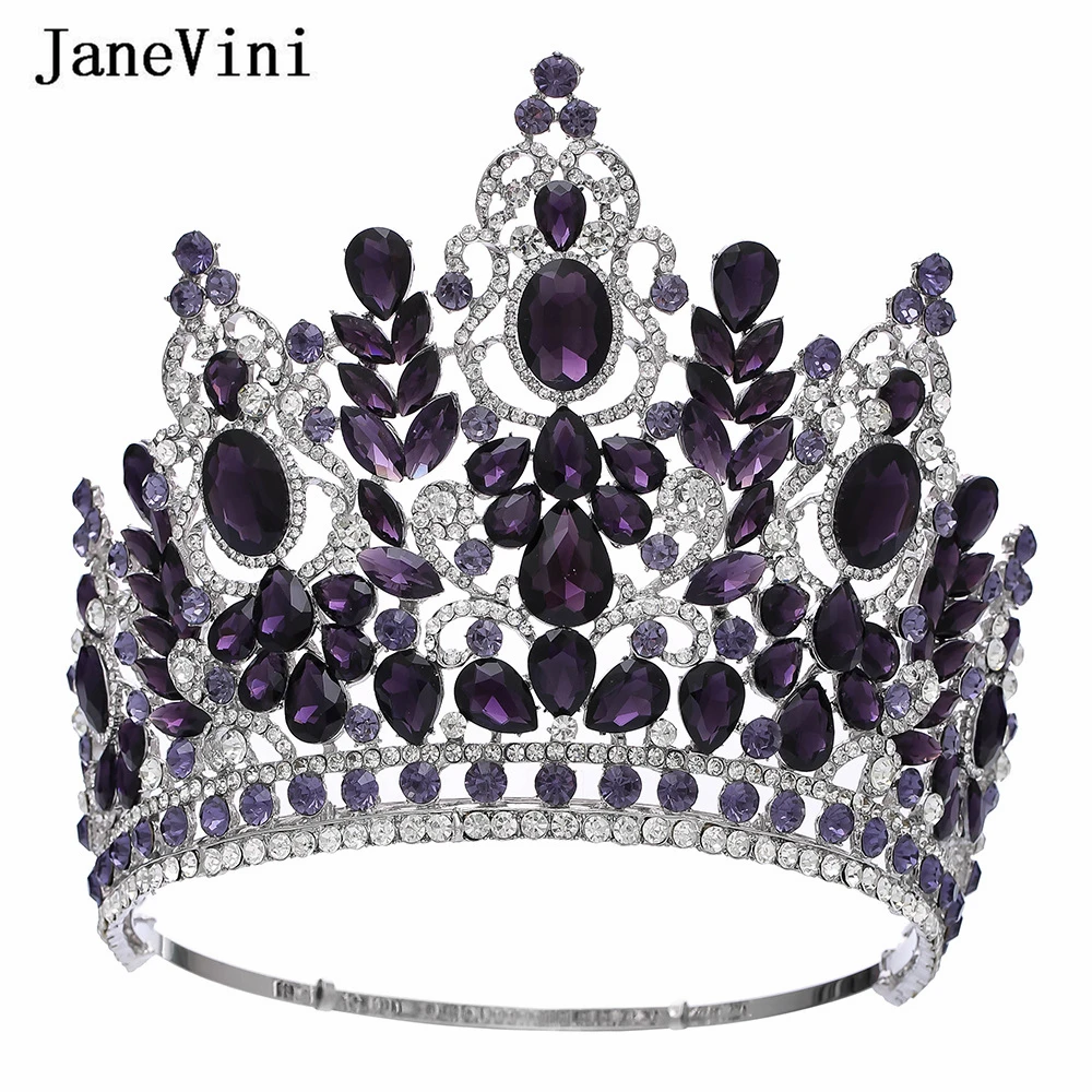JaneVini Miss Universe Royal Queen, большие свадебные короны для женщин, хрустальные банкетные большие диадемы, свадебный головной убор, вечерние украшения для волос
JaneVini Miss Universe Royal Queen, большие свадебные короны для женщин, хрустальные банкетные большие диадемы, свадебный головной убор, вечерние украшения для волос