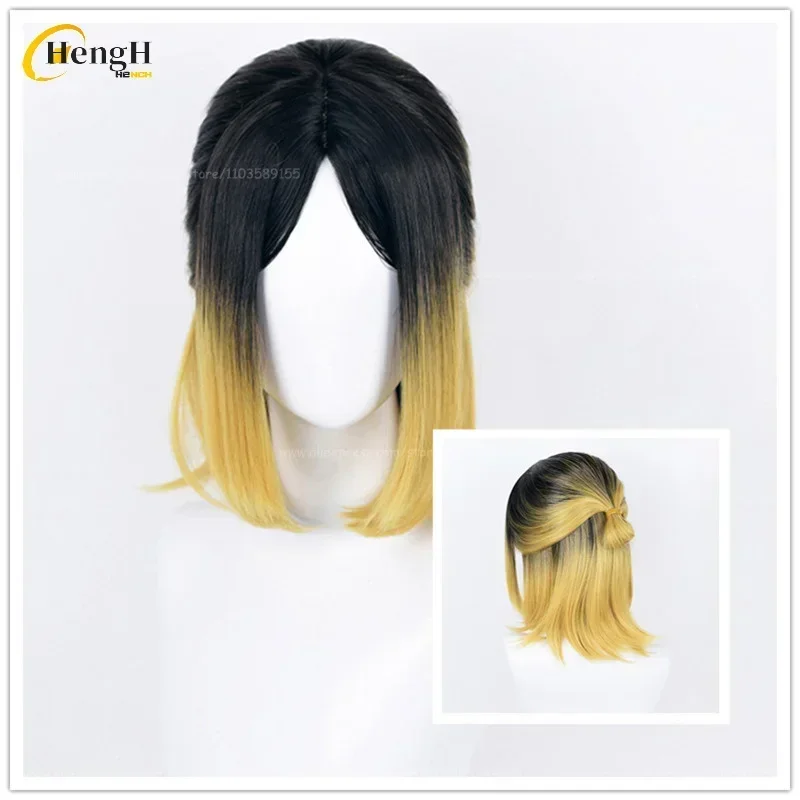 New! Anime Kozume Kenma Synthetic Wig Short 35cm Gold Dyed Black Tie Cosplay Wig Heat Resistant Hair Halloween Party Unisex Wigs
New! Anime Kozume Kenma Synthetic Wig Short 35cm Gold Dyed Black Tie Cosplay Wig Heat Resistant Hair Halloween Party Unisex Wigs