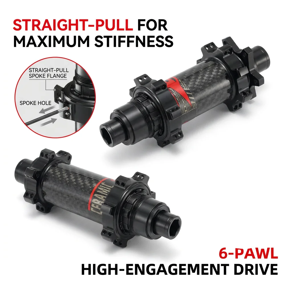 Factory Direct Carbon MTB Disc Hub Front Rear, 28H 12×142mm Boost Thru Axle, High Precision Support OEM ODM
Factory Direct Carbon MTB Disc Hub Front Rear, 28H 12×142mm Boost Thru Axle, High Precision Support OEM ODM