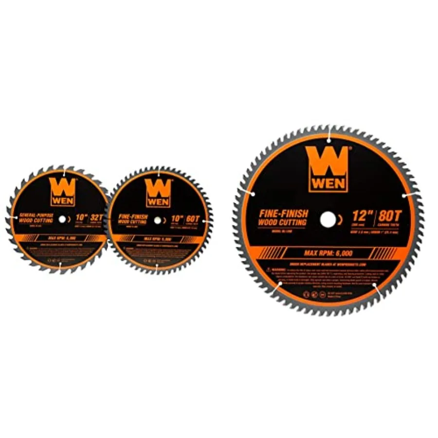 BL1032-2 10-Inch 32-Tooth and 60-Tooth Carbide-Tipped Professional and BL1280 12-Inch 80-Tooth Fine-Finish Professional Woodwor
BL1032-2 10-Inch 32-Tooth and 60-Tooth Carbide-Tipped Professional and BL1280 12-Inch 80-Tooth Fine-Finish Professional Woodwor