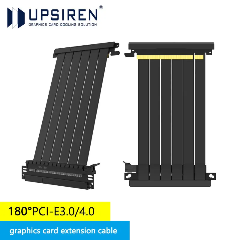 Upsiren 180° ° Удлинительный кабель для видеокарты PCI-E3.0/4.0 длиной/185 мм/антиэлектромагнитные помехи/для компьютерных видеокарт
Upsiren 180° ° Удлинительный кабель для видеокарты PCI-E3.0/4.0 длиной/185 мм/антиэлектромагнитные помехи/для компьютерных видеокарт