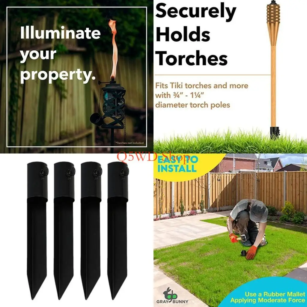 Q5WD 4pcs Heavy Duty Garden Stakes Rustproof Torchs Stakes Corrosion Resistant Torchs Stakes for Outdoor light & Torches
Q5WD 4pcs Heavy Duty Garden Stakes Rustproof Torchs Stakes Corrosion Resistant Torchs Stakes for Outdoor light & Torches