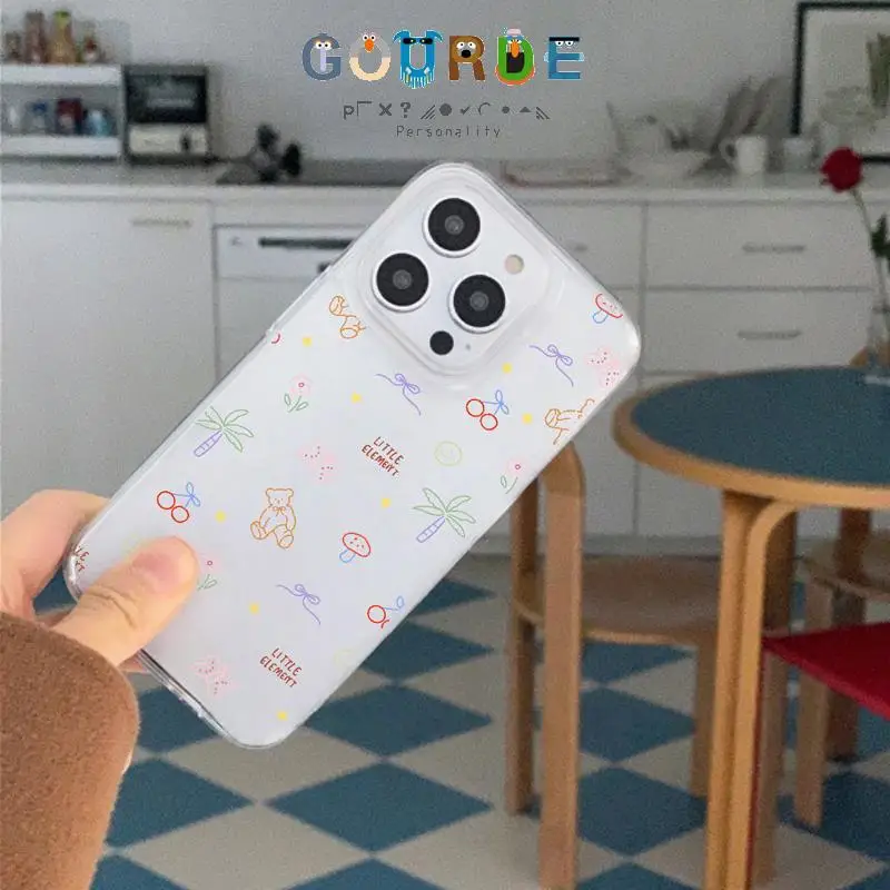 Gourde Simple Flower Bear Cartoon Pattern Phone Case for Iphone 16 15 14 12 13 11 Pro Max Ip 7 8 Plus Iphon X Xs Xr Xs Max
Gourde Simple Flower Bear Cartoon Pattern Phone Case for Iphone 16 15 14 12 13 11 Pro Max Ip 7 8 Plus Iphon X Xs Xr Xs Max