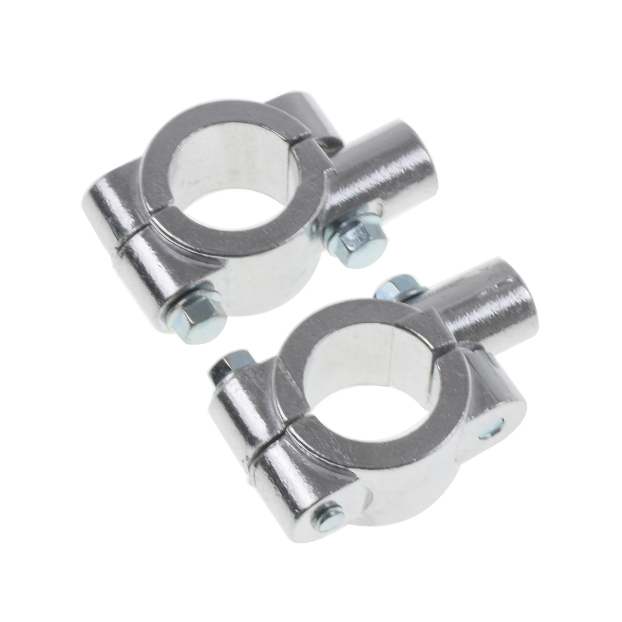 1'' 25MM Mirror Bracket Handlebar Mirrors Clamp Mount Brackets Support Silver
1'' 25MM Mirror Bracket Handlebar Mirrors Clamp Mount Brackets Support Silver
