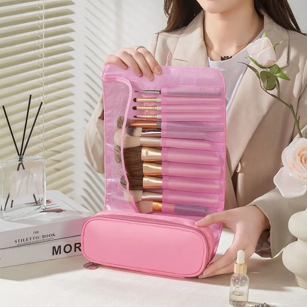 Водонепроницаемая сумка для кистей для макияжа, сумки на колесиках, пыленепроницаемый держатель для кистей для макияжа, портативная большая вместительная сумка для хранения косметики, дорожная сумка
Водонепроницаемая сумка для кистей для макияжа, сумки на колесиках, пыленепроницаемый держатель для кистей для макияжа, портативная большая вместительная сумка для хранения косметики, дорожная сумка
