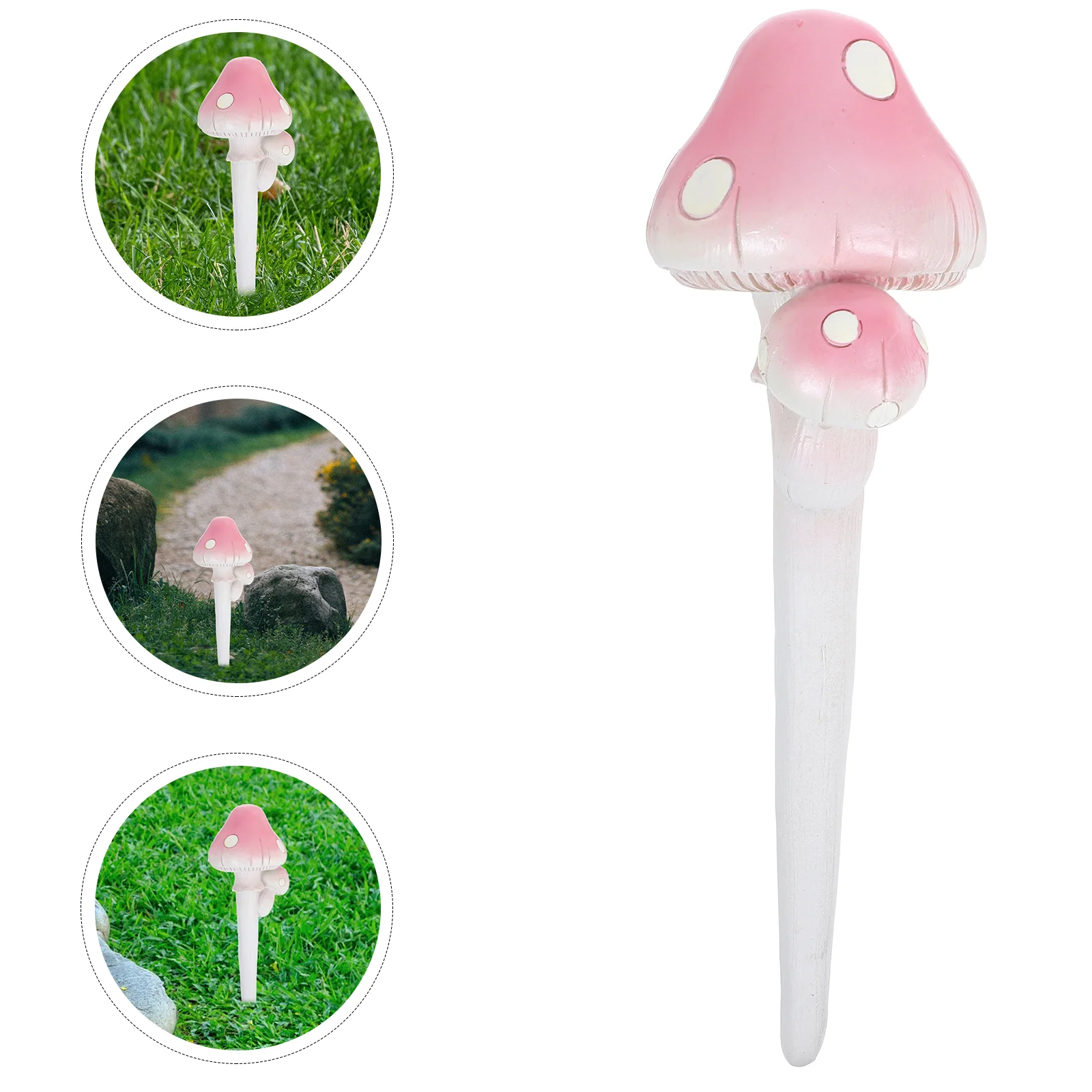 Garden Mushroom Decoration Mushrooms Mini Lawn Ornament Stakes for Flower Pots Pink Resin Fall outside
Garden Mushroom Decoration Mushrooms Mini Lawn Ornament Stakes for Flower Pots Pink Resin Fall outside