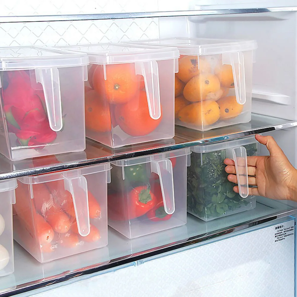 2pcs Food Safe PP Storage Boxes Fresh-Keeping Containers with Handle Lid Space-Saving Refrigerator Organizer for Snacks
2pcs Food Safe PP Storage Boxes Fresh-Keeping Containers with Handle Lid Space-Saving Refrigerator Organizer for Snacks