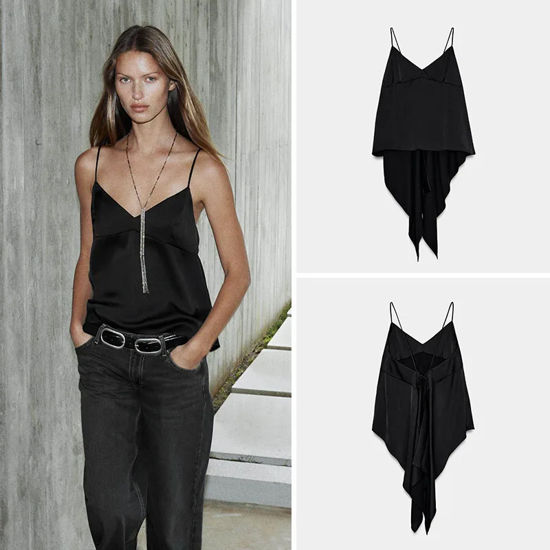 Spring New Arrival Women's Asymmetric Silk Satin Feel Svel Underwear Sle Top 8-25 Years Old Suitable for 2026 Spring
Spring New Arrival Women's Asymmetric Silk Satin Feel Svel Underwear Sle Top 8-25 Years Old Suitable for 2026 Spring