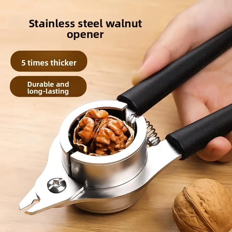 Stainless Steel Thickened Walnut Clamp Durable New Model Nut Hazel Nut Opener Kitchen Tool for Cooking And Baking
Stainless Steel Thickened Walnut Clamp Durable New Model Nut Hazel Nut Opener Kitchen Tool for Cooking And Baking