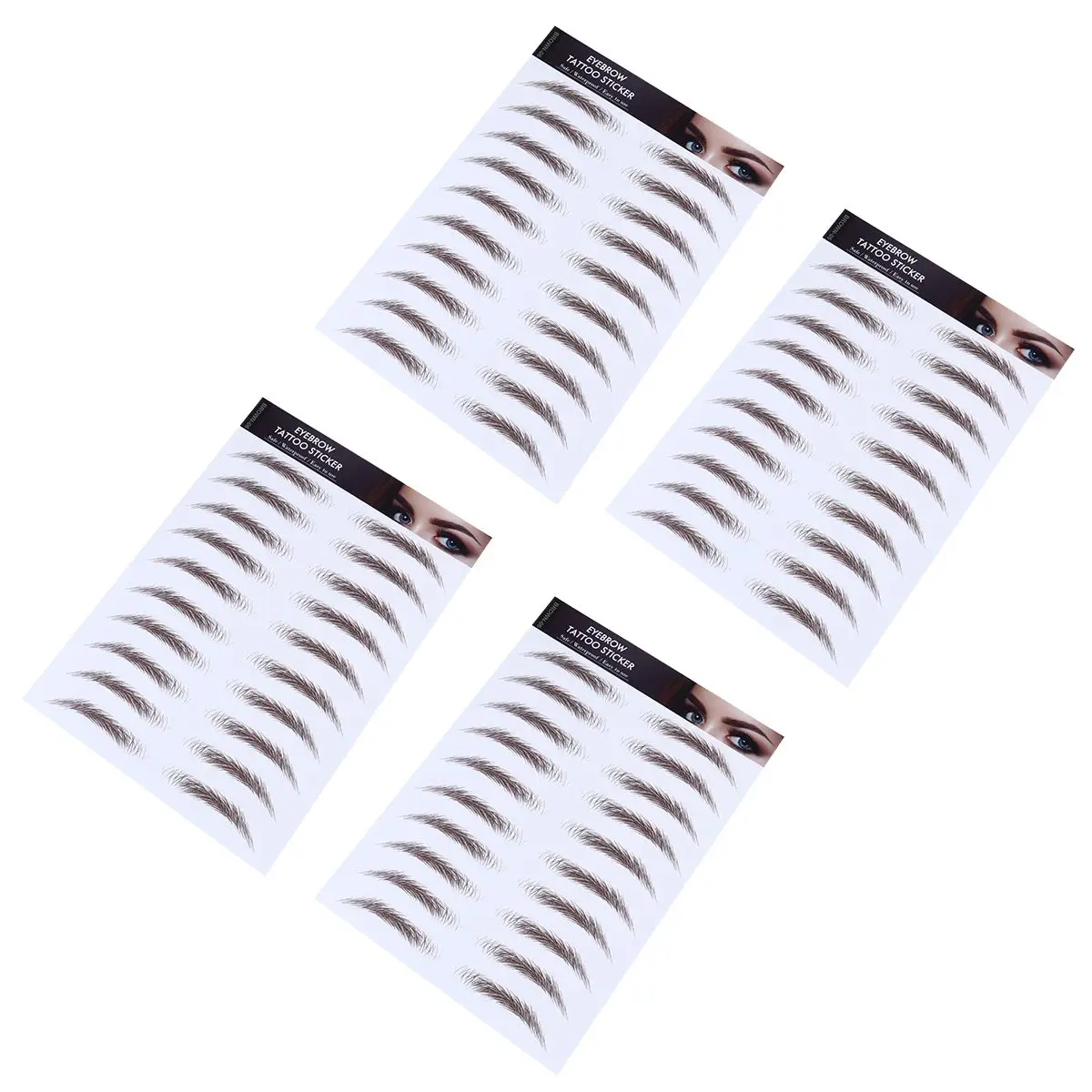 4 Pcs Eyebrow Stickers Tool Hair Natural Eyebrows with Soy Ink Artificial Stencils Eco-friendly
4 Pcs Eyebrow Stickers Tool Hair Natural Eyebrows with Soy Ink Artificial Stencils Eco-friendly