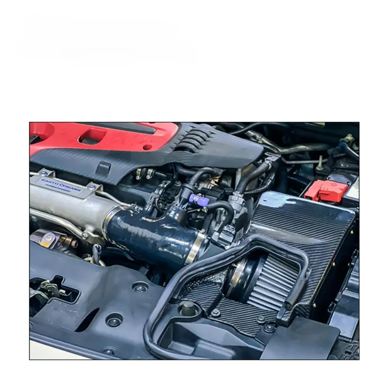 FK8 Factory OEM 100% Dry Carbon Fiber Cold Air Intake System for Civic Type R FK8
FK8 Factory OEM 100% Dry Carbon Fiber Cold Air Intake System for Civic Type R FK8