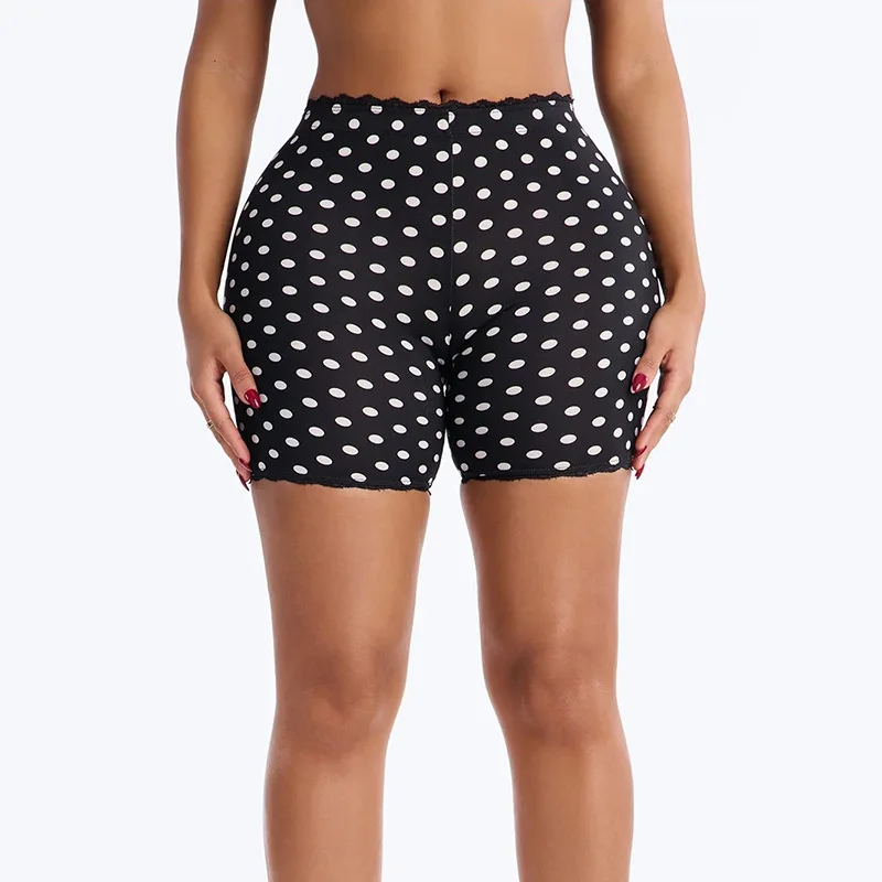 STYLISH LADY Lace Trim Polka Dot Biker Shorts 2026 Summer Women High Waist Bodycon Casual Club Party Stretch Cycling Shorts
STYLISH LADY Lace Trim Polka Dot Biker Shorts 2026 Summer Women High Waist Bodycon Casual Club Party Stretch Cycling Shorts