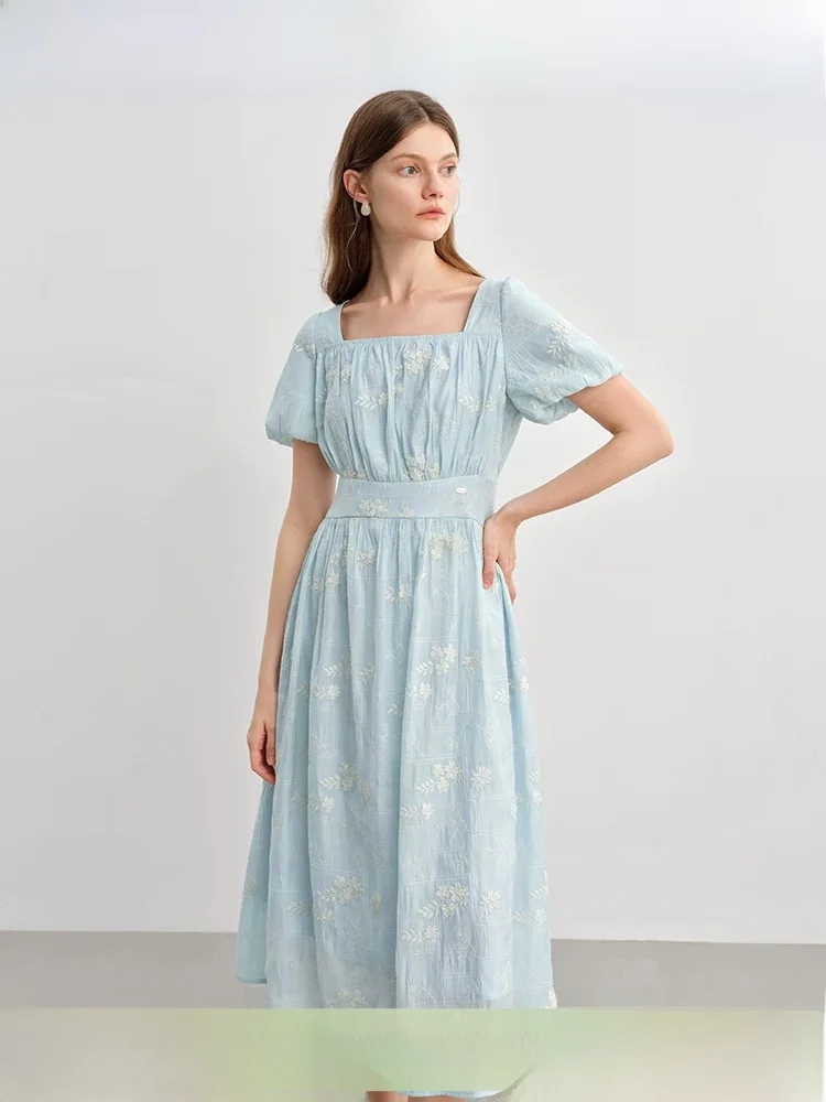 Exquisite Embroidered Large Size Women's Dr Square Collar Spring Summer Faion Fre Bicolor plus Size Skirts
Exquisite Embroidered Large Size Women's Dr Square Collar Spring Summer Faion Fre Bicolor plus Size Skirts