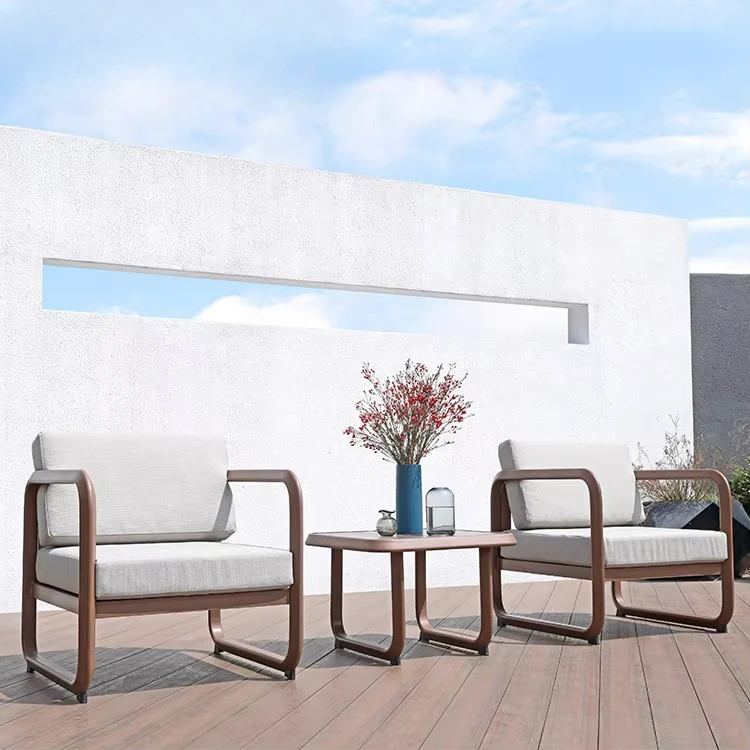 Single Sofa and Side Table Set Waterproof Outdoor Garden Sofa Set Luxury Modern Outdoor Garden Furniture
Single Sofa and Side Table Set Waterproof Outdoor Garden Sofa Set Luxury Modern Outdoor Garden Furniture